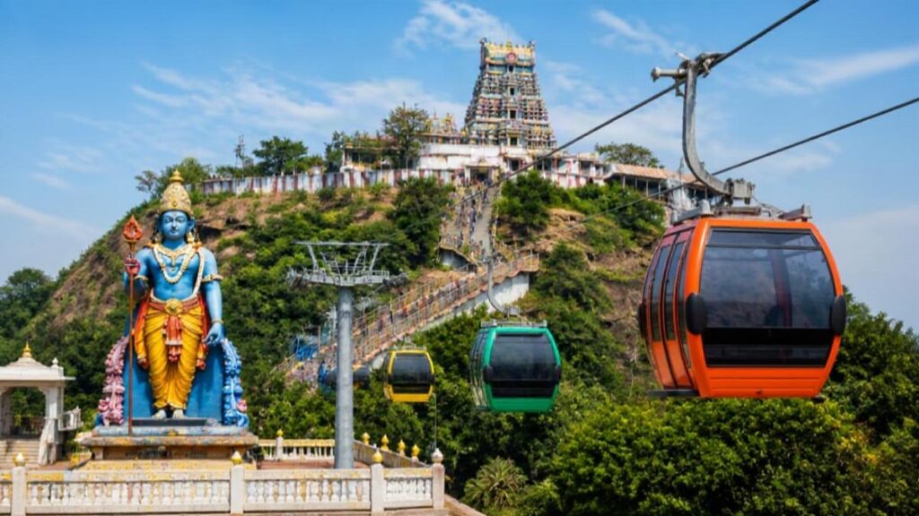 பழனி மலைக்கோயில் ரோப்கார் சேவை செப்.22 முதல் மீண்டும் இயக்கம்
