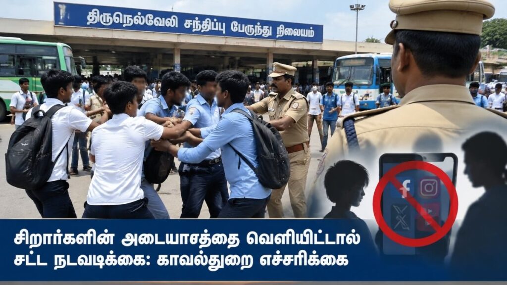 சிறார்களின் அடையாளத்தை வெளியிட்டால் சட்ட நடவடிக்கை: காவல்துறை எச்சரிக்கை